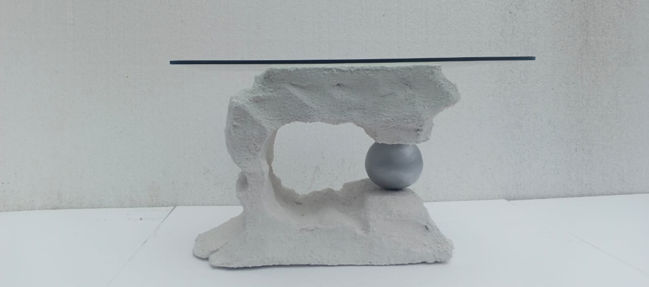 Finished piece in the studio