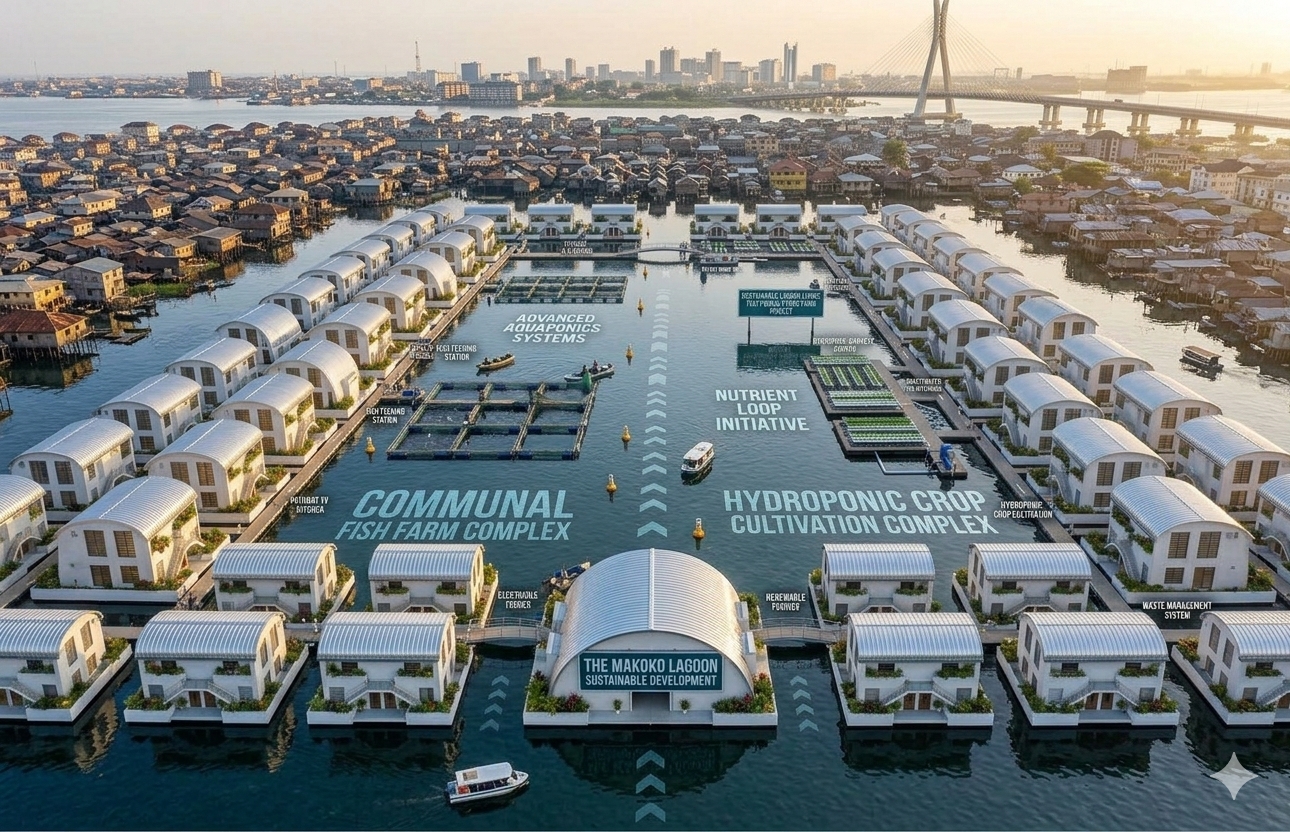 Lagoon community masterplan concept