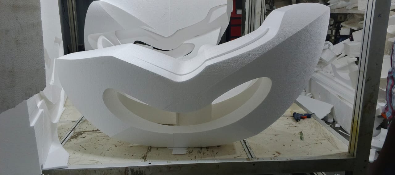 Hot-wire cut in the workshop